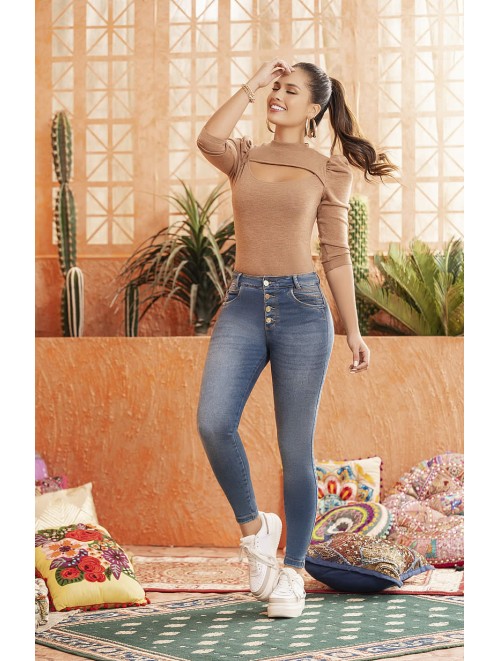Colombian jean without zipper - FZD- 1419