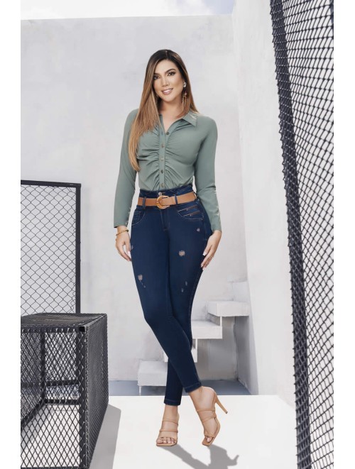 Long sleeve blouse for women - Fzd-1605A