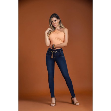 Push Up Jeans Colombian Design Waistband Without Buttons | 700-1507