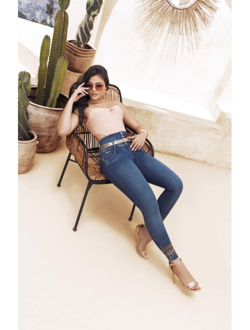 Superior Quality High Rise Jean From Colombia | Trina