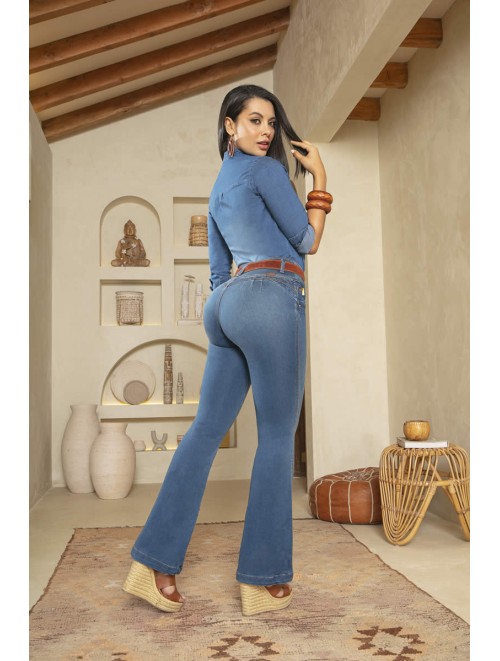 Exclusive High Waist Design Jean Made in Colombia | 1776