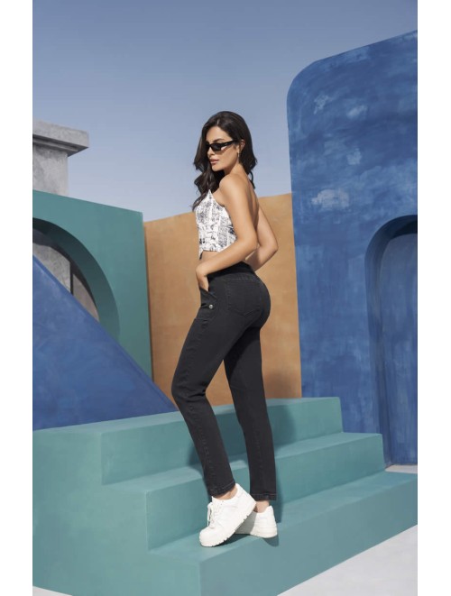 Colombian Cargo Jean, High Waist for a Unique Look | 1673