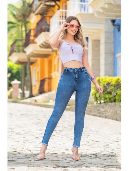 Colombian Women's Jeans with High Waist and Great Style | W266