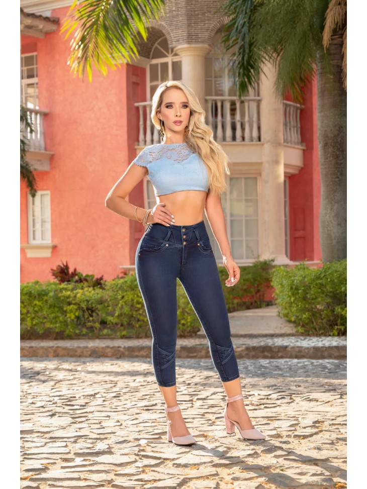 Colombian Jean Capri Lifts Butt | W274