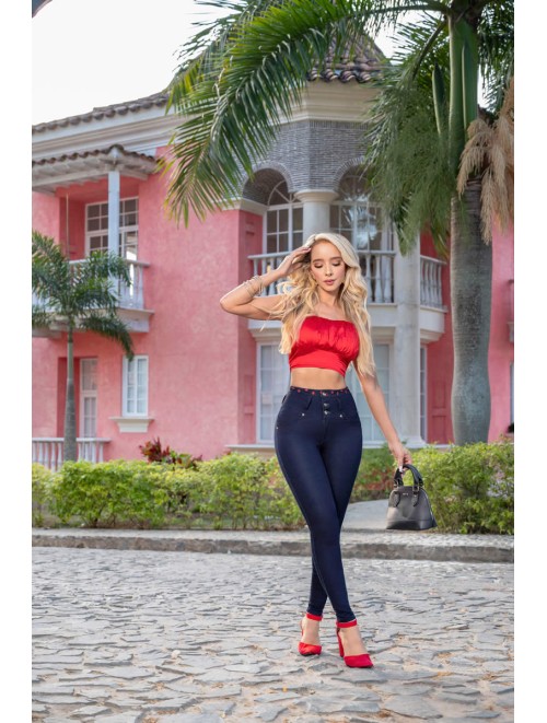 Colombian Jean with High Waist and Butt Lift | W276