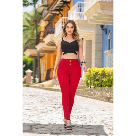 High-Waist Trousers Fused Comfort and Style | W277
