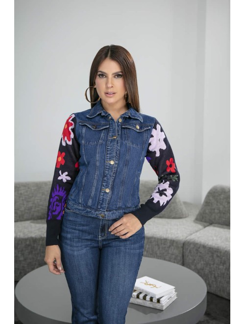 Eye-catching Jacket With Woven Sleeves Excellent Quality - BLM B-525