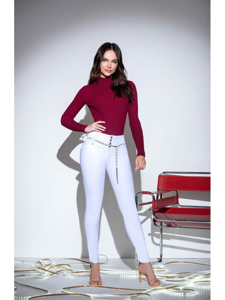 Elegant Skinny Jean for Women Includes Belt | SVN 700-1608