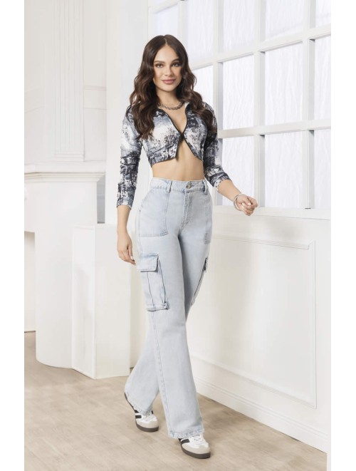 Colombian Cargo Jeans for Women | OFR - CELIA