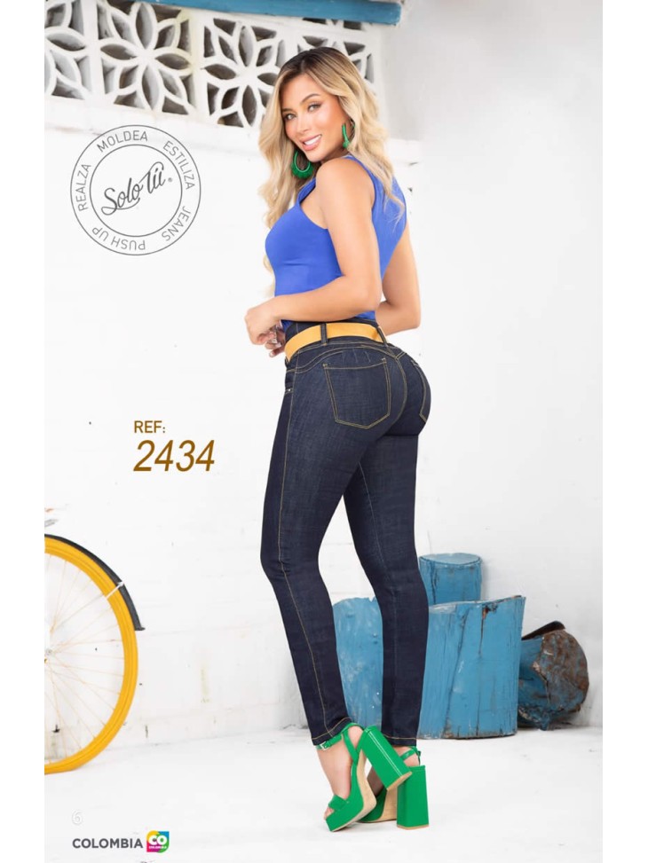 Beautiful Colombian Jean Includes Belt | STU-2434