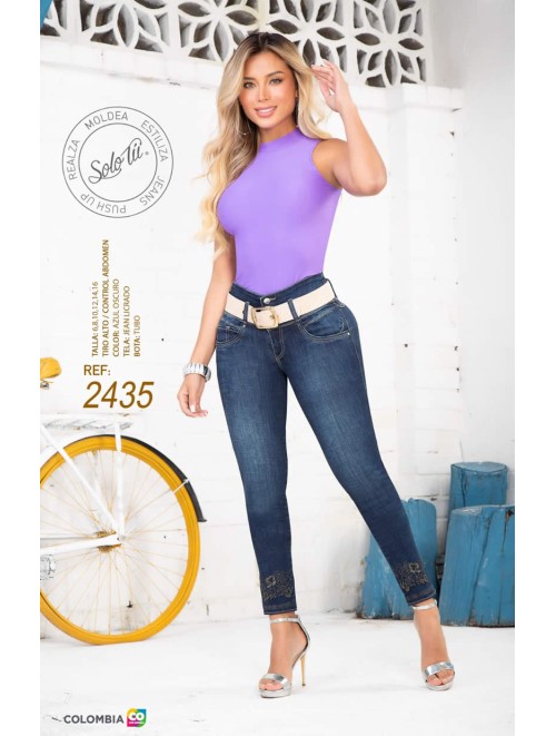 High Quality Colombian Jean Includes Belt | STU - 2435 O