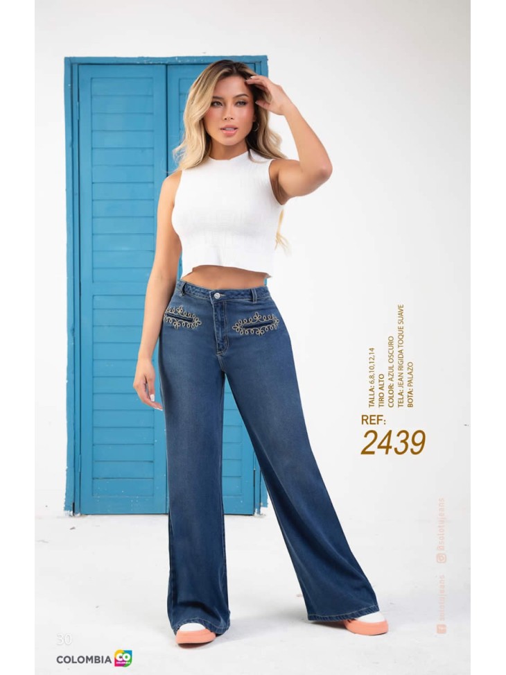 Colombian Jeans for Women Pocket Details | STU - 2439 O