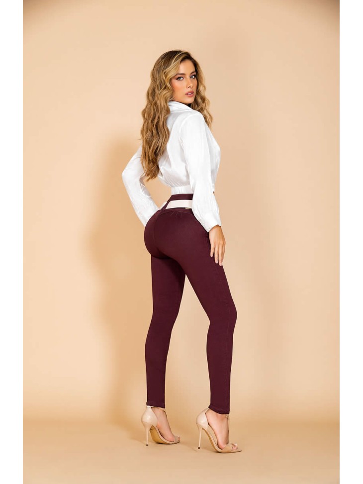 Llamativo Jean Para Dama Incluye Cinturón | 700-1621 Llamativo Jean Para Dama Incluye Cinturón | 700-1621