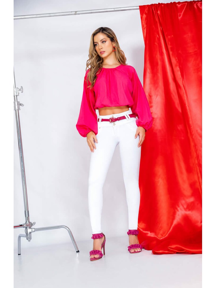 Elegant Colombian Jean Includes Belt | 700-1627