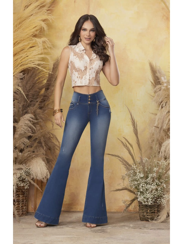 Cute Colombian Jean Includes Keychain | OFR-THERESA