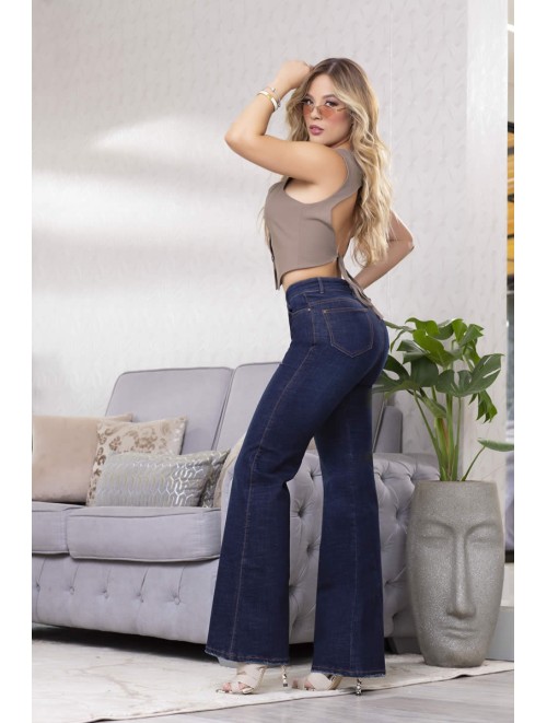 Bellísimo Jeans Colombiano Bota Campana | ANG - 846