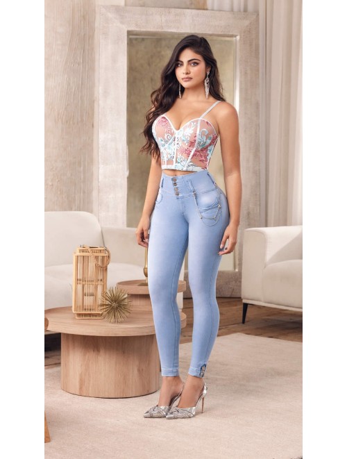 Hermoso Jean Para Dama Detalles En Bota | OFR - Brayle