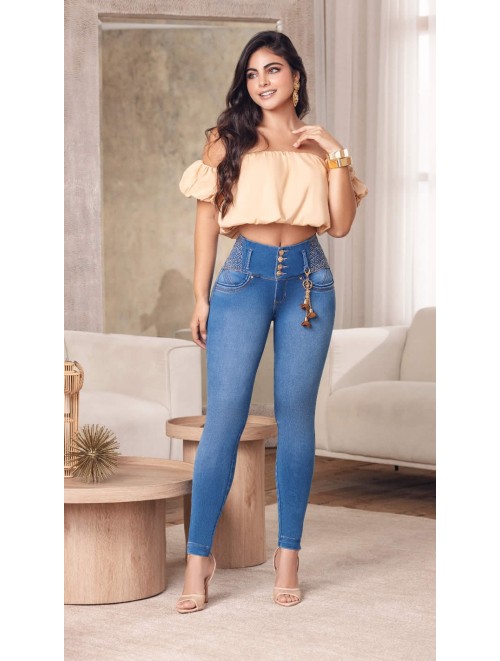 Beautiful and Eye-Catching Colombian Jeans Includes Keychain | OFR - Sharol