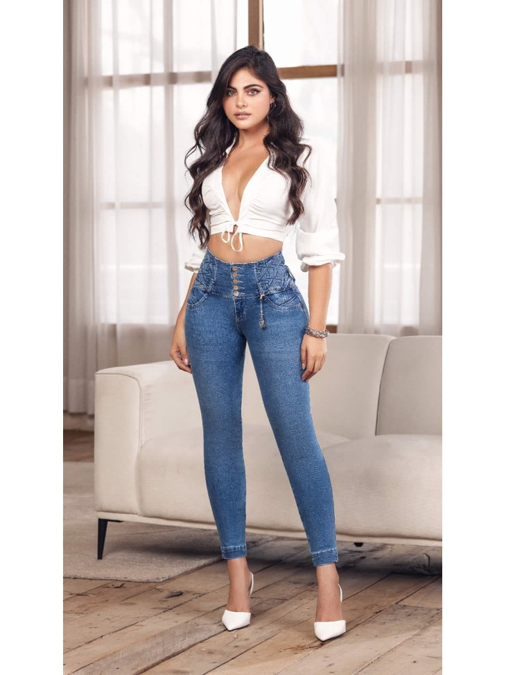 High-Quality 100% Colombian Jeans, Includes Keychain | OFR - Vivian High-Quality 100% Colombian Jeans, Includes Keychain | OFR - Vivian
