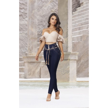 Dark Blue Jean High Waistband| OFR - Strudel