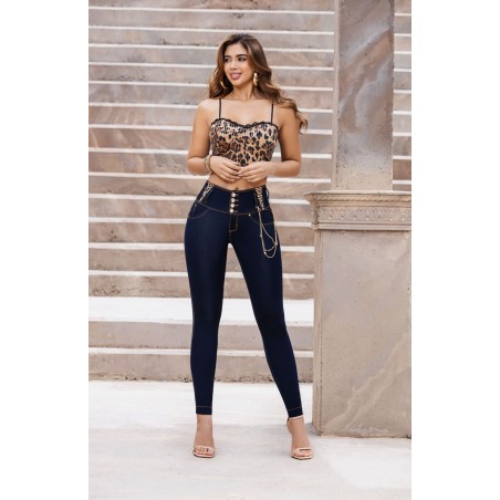 Dark Blue Jeans Colombian Moda | OFR - Celeste