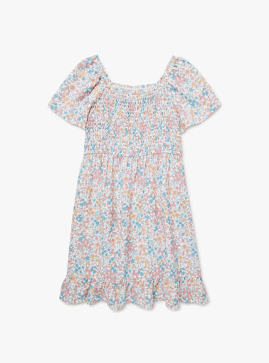 Smocked Ruffle Dress